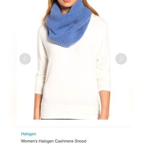 NWT Halogen Cashmere Infinity Scarf/Snook/Cowl